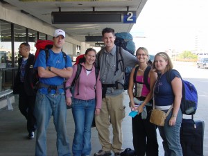 LAX At the airport, excited for the aventure ahead