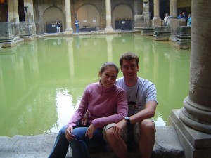 Roman Baths At the Roman Baths in Bath, England