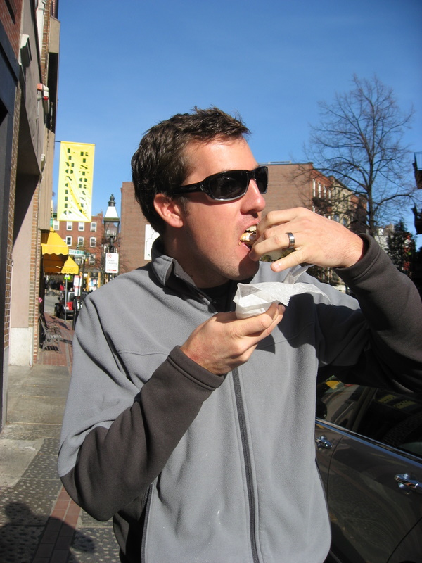 Enjoying a Cannoli in Little Italy